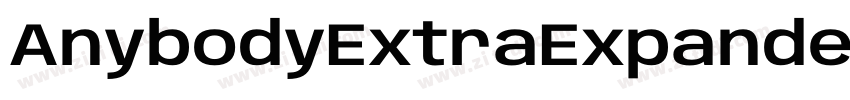 AnybodyExtraExpanded字体转换