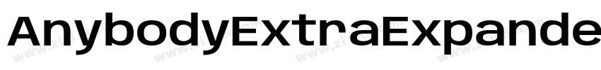AnybodyExtraExpanded字体转换