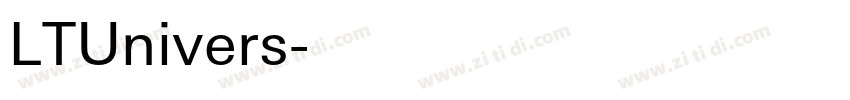 LTUnivers字体转换 LTUnivers字体转换
