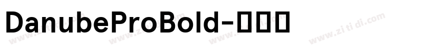 DanubeProBold字体转换