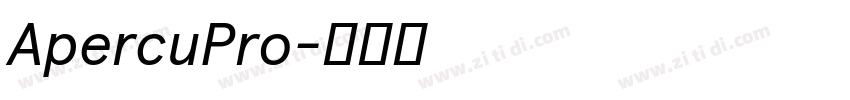 ApercuPro字体转换