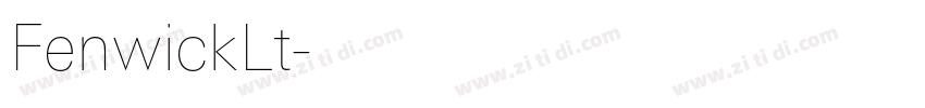 FenwickLt字体转换