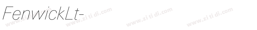 FenwickLt字体转换