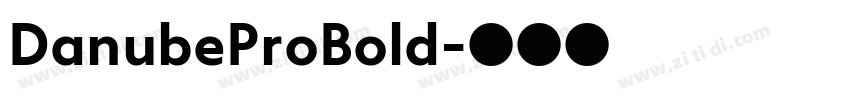 DanubeProBold字体转换