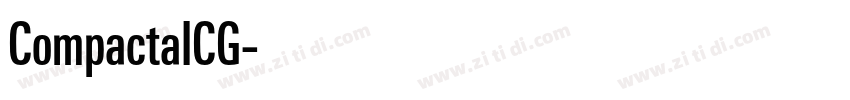 CompactaICG字体转换