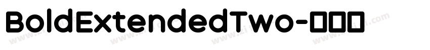 BoldExtendedTwo字体转换