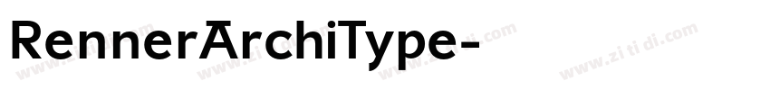 RennerArchiType字体转换