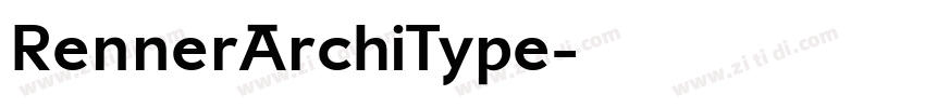 RennerArchiType字体转换