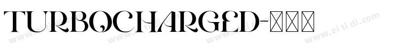 Turbocharged字体转换