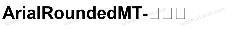 ArialRoundedMT字体转换