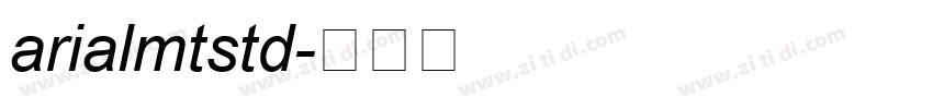 arialmtstd字体转换