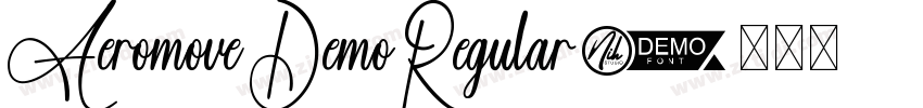 AeromoveDemoRegular字体转换