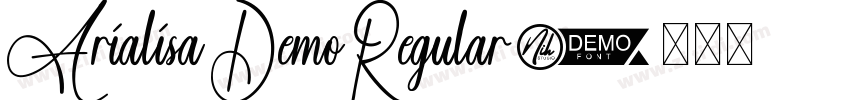ArialisaDemoRegular字体转换