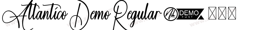 AtlanticoDemoRegular字体转换