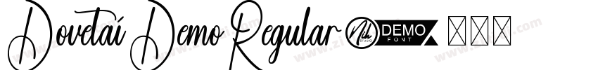 DovetaiDemoRegular字体转换 DovetaiDemoRegular字体转换