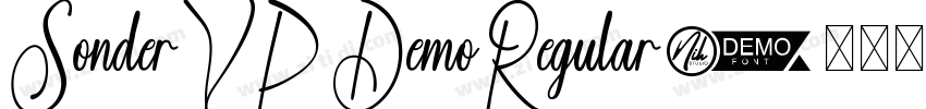 SonderVPDemoRegular字体转换 SonderVPDemoRegular字体转换