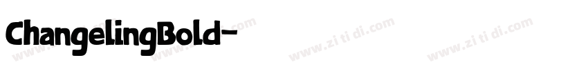 ChangelingBold字体转换