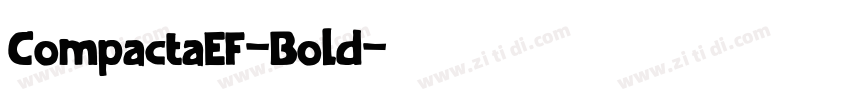 CompactaEF-Bold字体转换