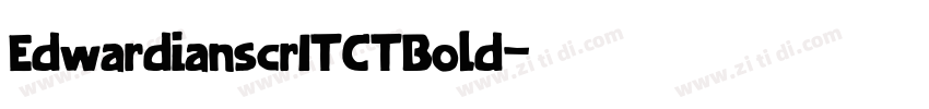 EdwardianscrITCTBold字体转换