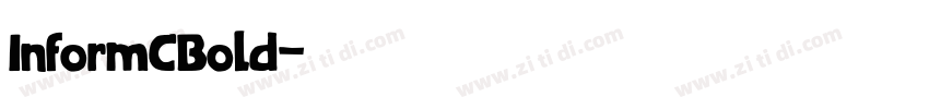 InformCBold字体转换