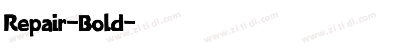 Repair-Bold字体转换