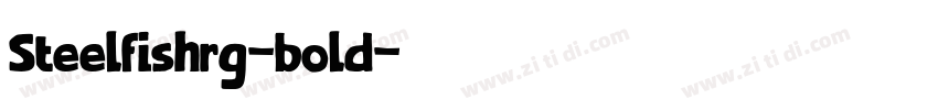 Steelfishrg-bold字体转换