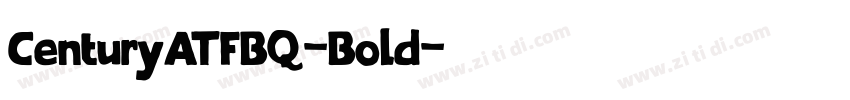 CenturyATFBQ-Bold字体转换