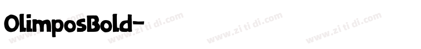 OlimposBold字体转换