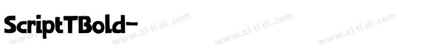 ScriptTBold字体转换 ScriptTBold字体转换