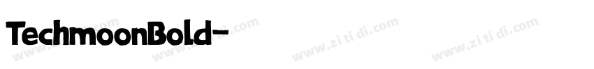 TechmoonBold字体转换