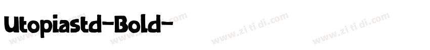 Utopiastd-Bold字体转换 Utopiastd-Bold字体转换