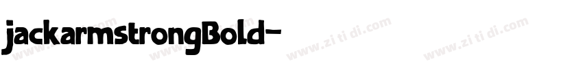 jackarmstrongBold字体转换