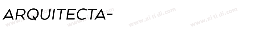 ARQUITECTA字体转换