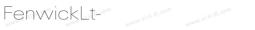 FenwickLt字体转换