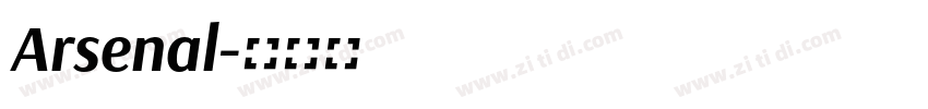 Arsenal字体转换