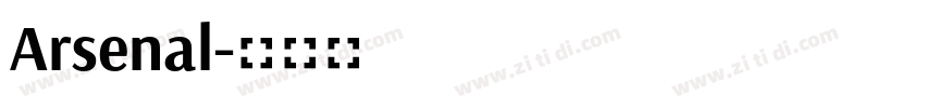 Arsenal字体转换