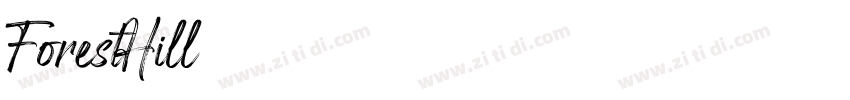 ForestHill字体转换