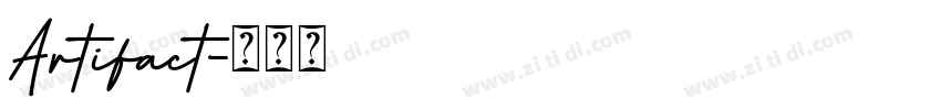 Artifact字体转换