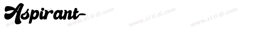 Aspirant字体转换