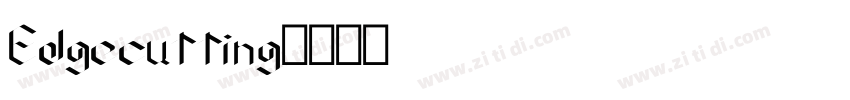 Edgecutting字体转换
