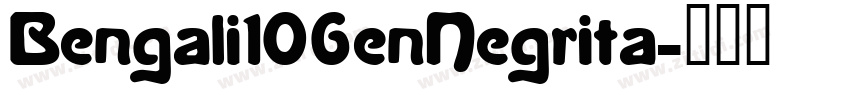 Bengali106enNegrita字体转换