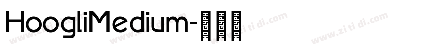 HoogliMedium字体转换