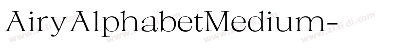 AiryAlphabetMedium字体转换 AiryAlphabetMedium字体转换