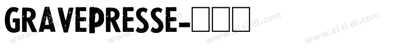 GravePresse字体转换