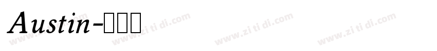 Austin字体转换