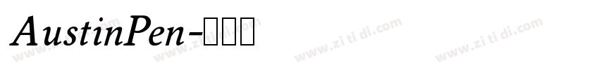 AustinPen字体转换