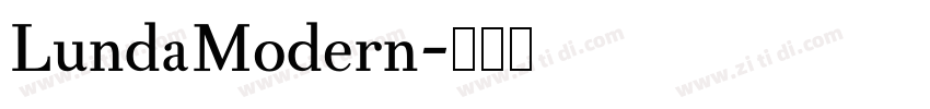 LundaModern字体转换