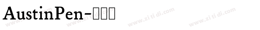 AustinPen字体转换