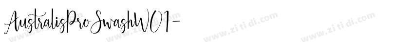 AustralisProSwashW01字体转换