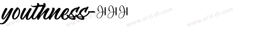 youthness字体转换